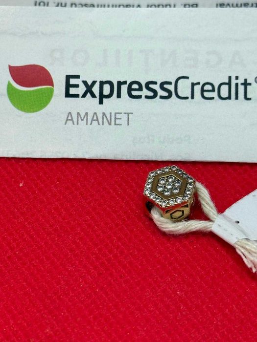 (Ag43) Charm  bratara  14K 1.85gr B3238.12 Garantie/Factura!