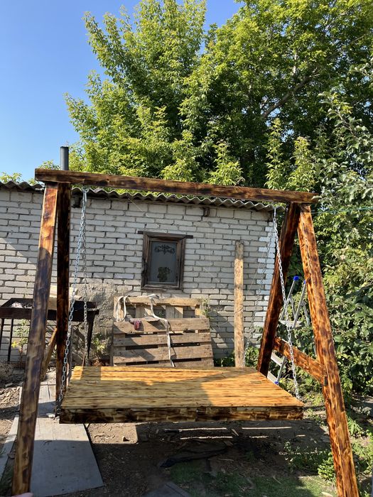 Качеля ручной работы
