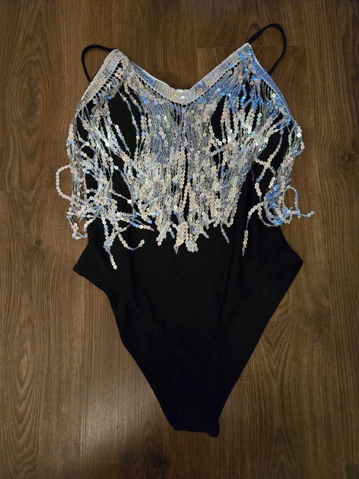 Намален! Нов луксозен цял бански М_Л с етикети