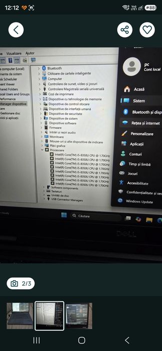 Server Dell 5490, i5-8350, ram 8gb, ssd 256gb
