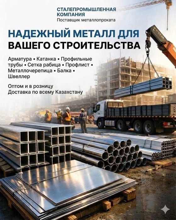 Металлопрокат оптом и в розницу