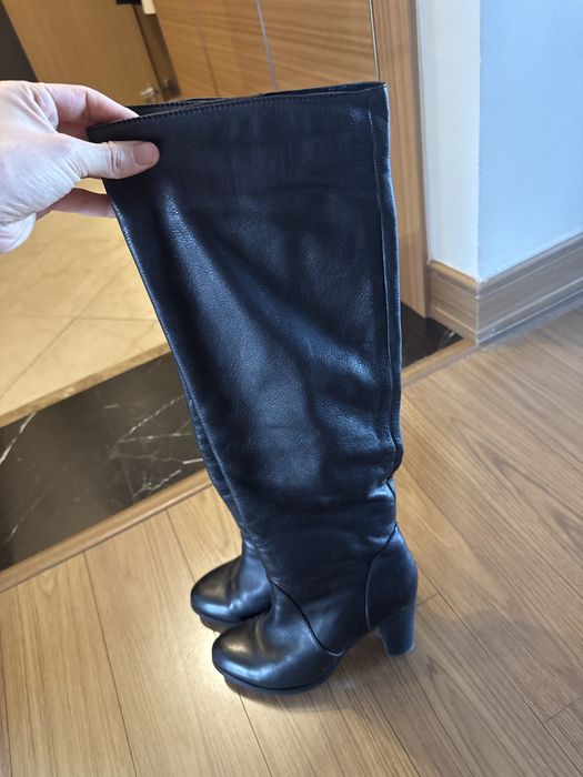 зимние сапоги с мехом