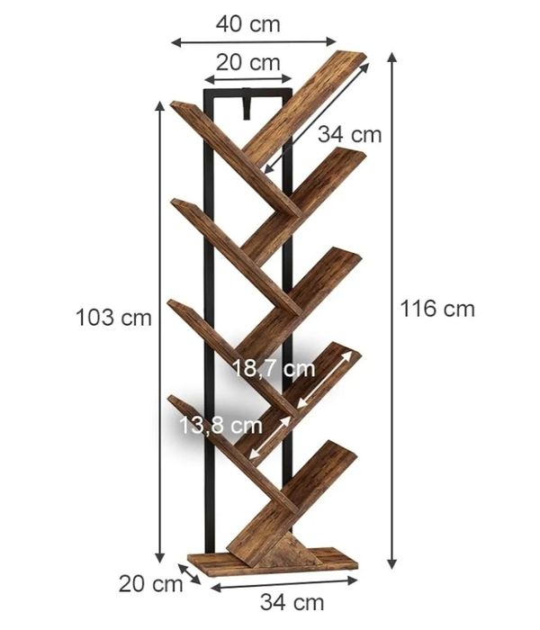 Етажерка за книги Vicco 6328