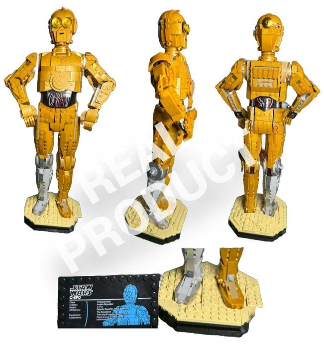 NOU TIP robot brand L Star Wars C-3PO 75398