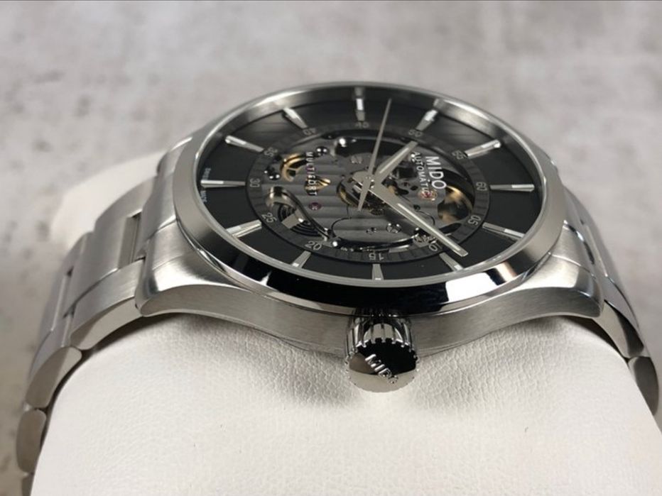 Ceas bărbătesc Mido Multifort Skeleton Vertigo,  mecanism Automatic