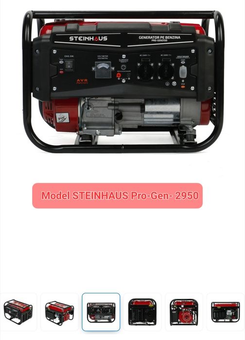 Generator Steinhaus Model Progen 2900 220v si 12v  max 2.9kw