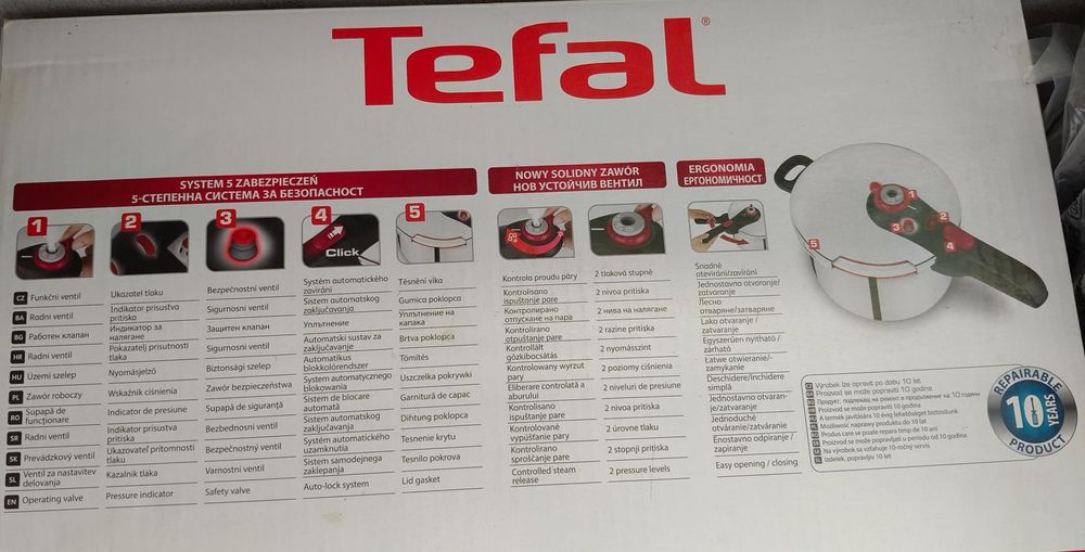 Tefal-Oala Inox sub presiune 6L
