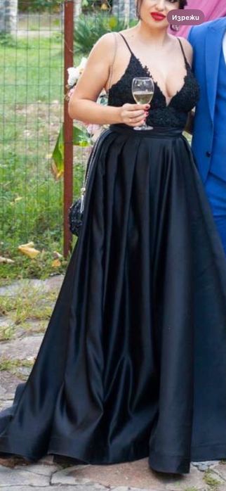 Официална Черна  Рокля