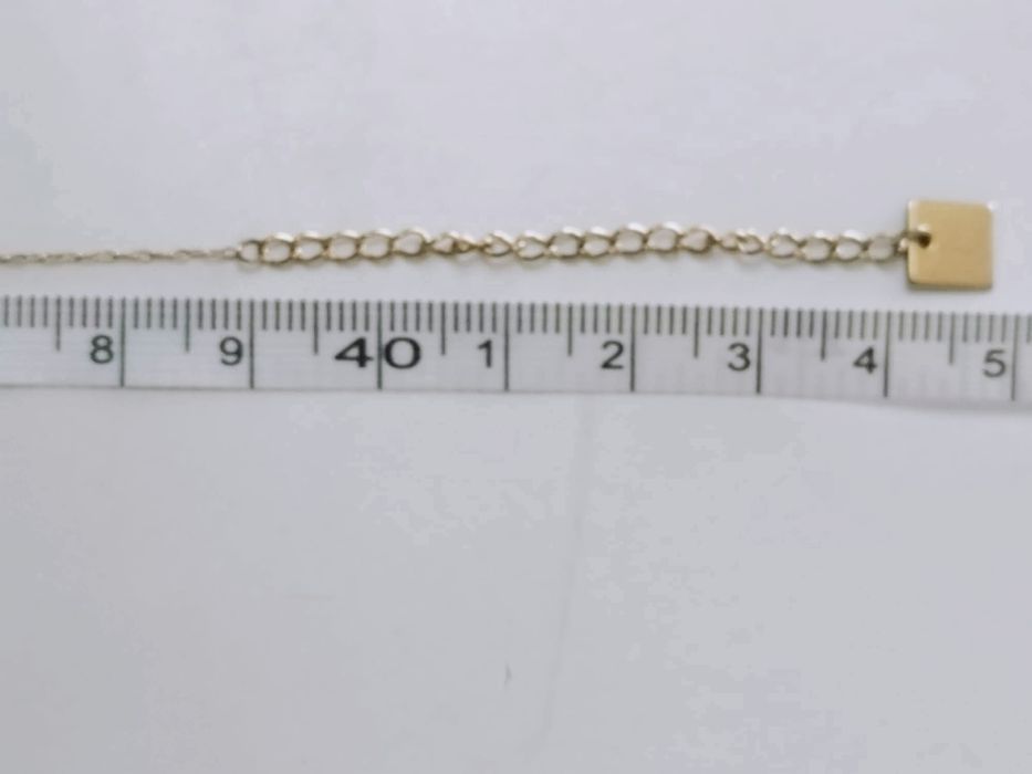 Colier din otel inoxidabil, placat cu aur,  Zag Bijoux