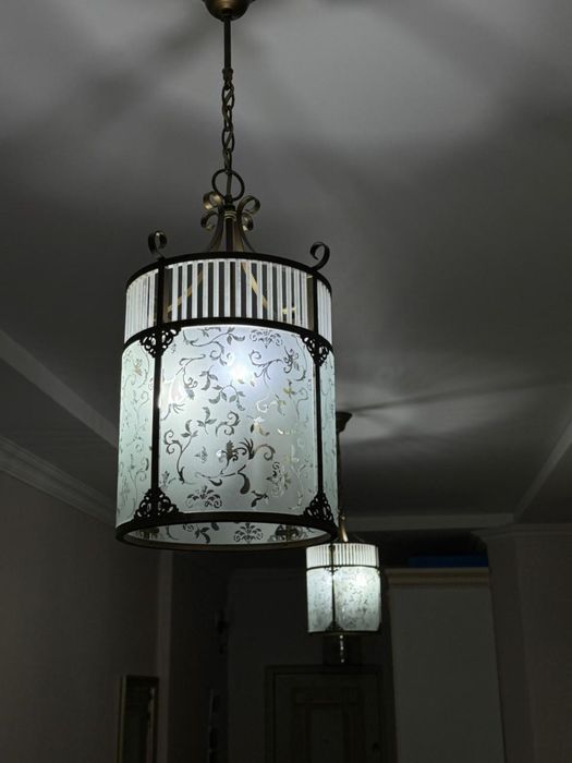 Люстры стеклянные из москвы