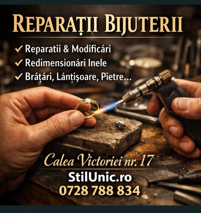 Reparații Bijuterii Aur și Argint București  Redimensionare Inele