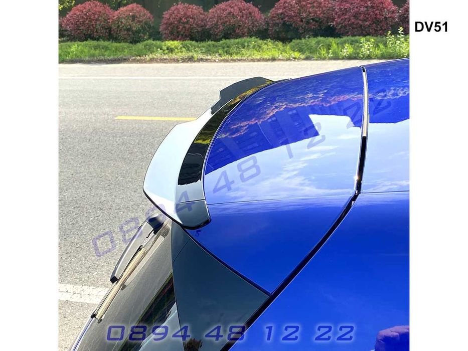 Тунинг Лип Спойлер Крило Багажник Капак VW Golf 8 Голф 8 2020+ Карбон