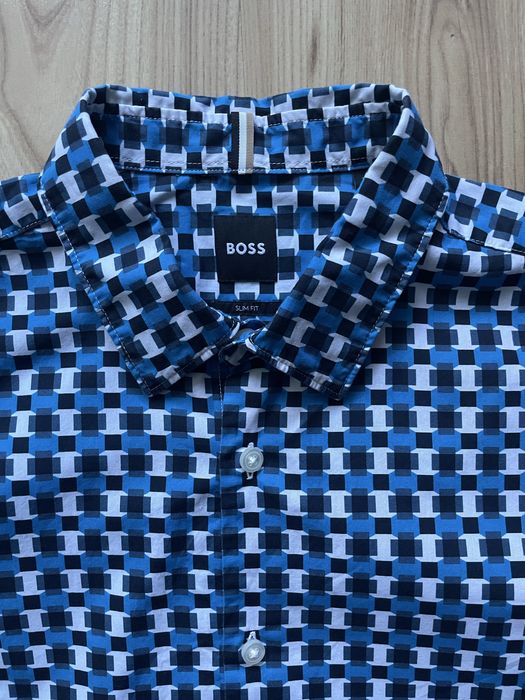 HUGO BOSS / мъжка ризa-slim fit L