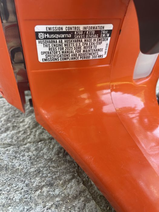 Фугорез.Бензинова фугорезна машина Husqvarna K 770