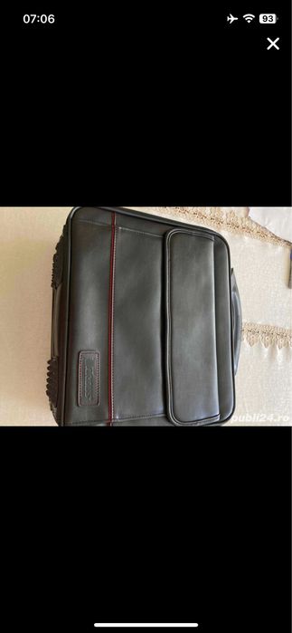 Geanta piele Targus originala,noua