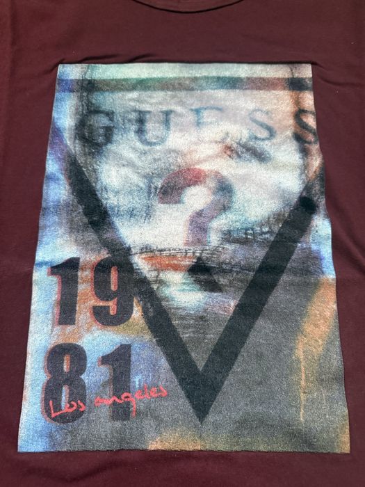 Guess Tricou Visiniu