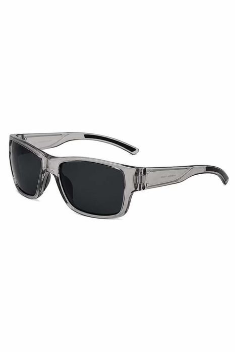 Ochelari de Soare Sport Polarizati pentru Barbati, UV400, Rama Transparenta, Lentile Fumurii, pentru Ciclism, Alergare si Activitati Outdoor