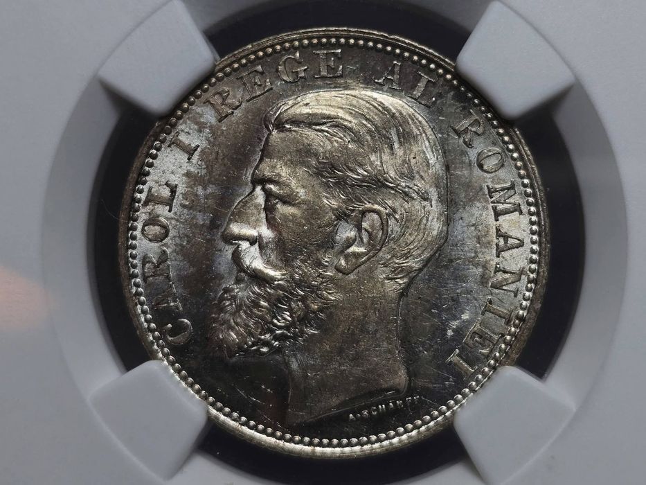 2 lei 1900 MS62 NGC  moneda