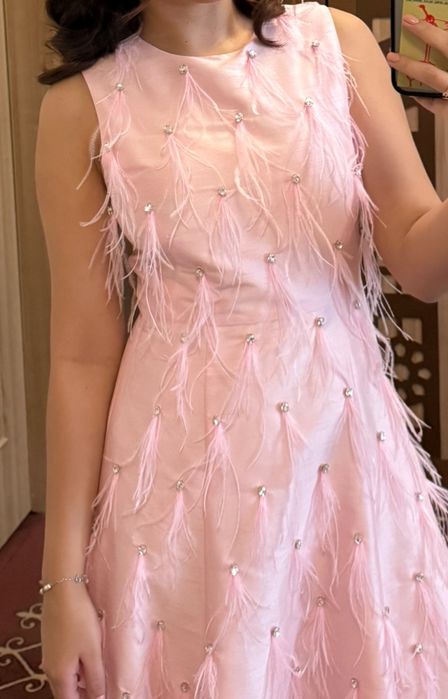 MALLI pavlova pink dress
