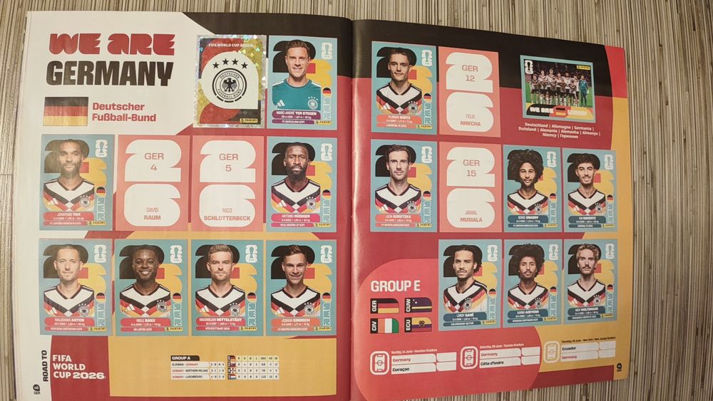 Album stickere Panini Cupa Mondiala SUA 2026,