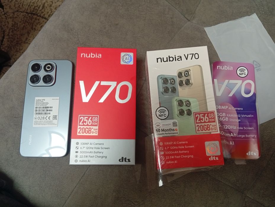 Продам телефон nubia V70