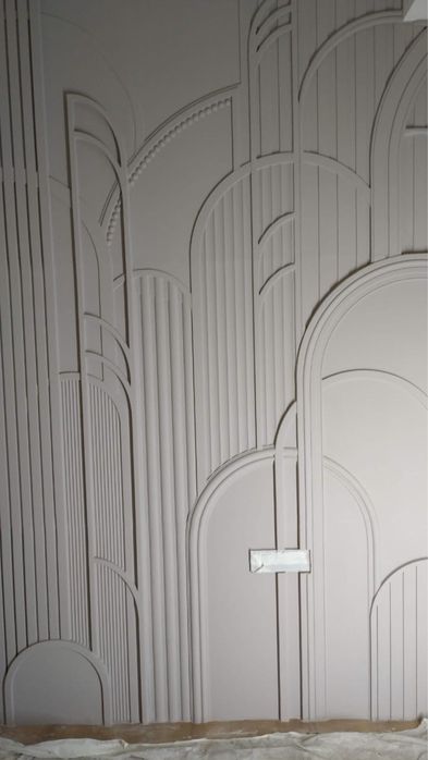 Установка 3 D  3 Д панелей