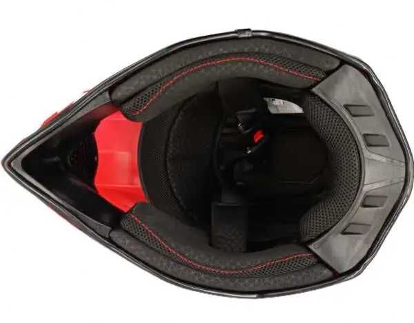 Комплект кросова каска очила и ръкавици