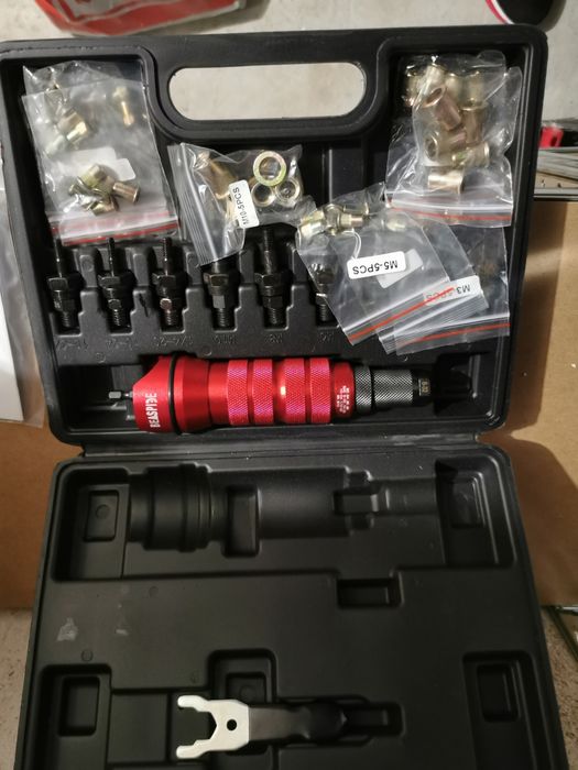 Пистолет за занитване за нитове с резба за винтоверт/бормашина гр ...