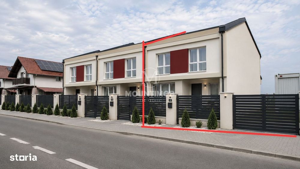 Casă tip Triplex 130 mp/utili, teren 156 mp,str. Lânii, Bartolomeu