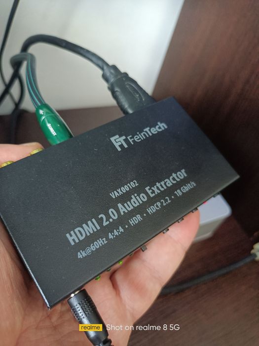HDMI 2.0 Audio Extractor 4k HDR(defectă)