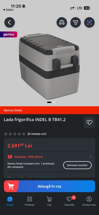 Lada frigorifica indel B TB41.2 pentru auto masina/casa