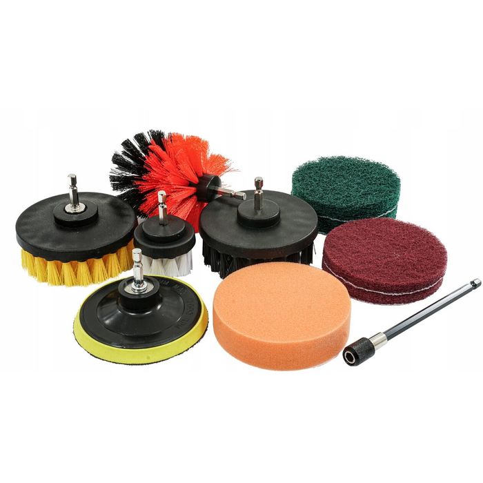 Set perii pentru curatare, 1/4" 11 piese, Verke