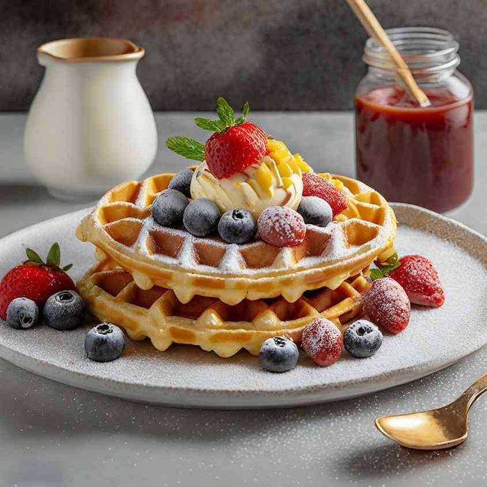 Суха смес за Белгийски гофрети ванилия * Готова смес за гофрети