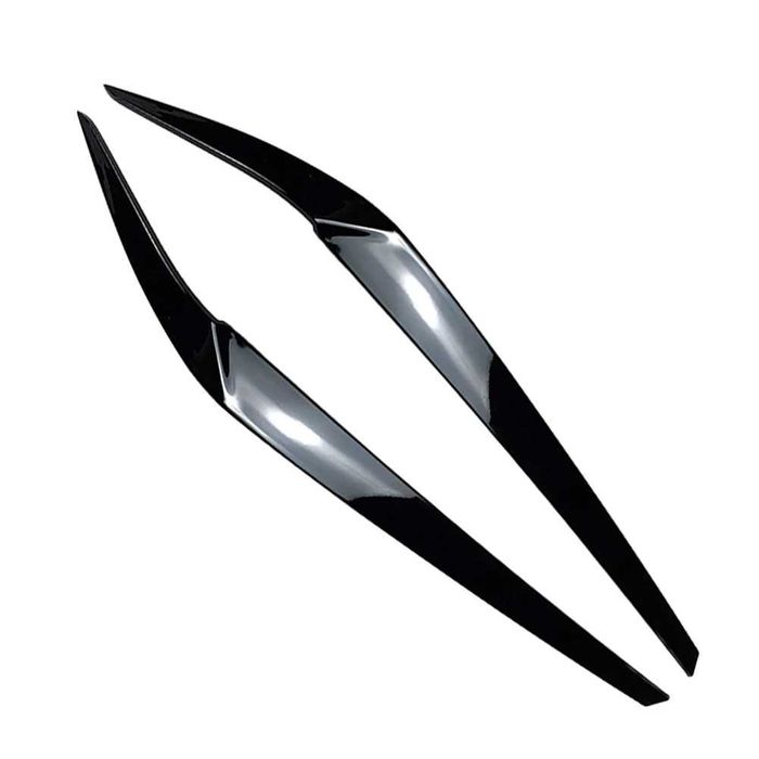 Set 2 Pleoape Faruri Far BMW G30 G31 G38 F90 2017-2021, Negru Lucios