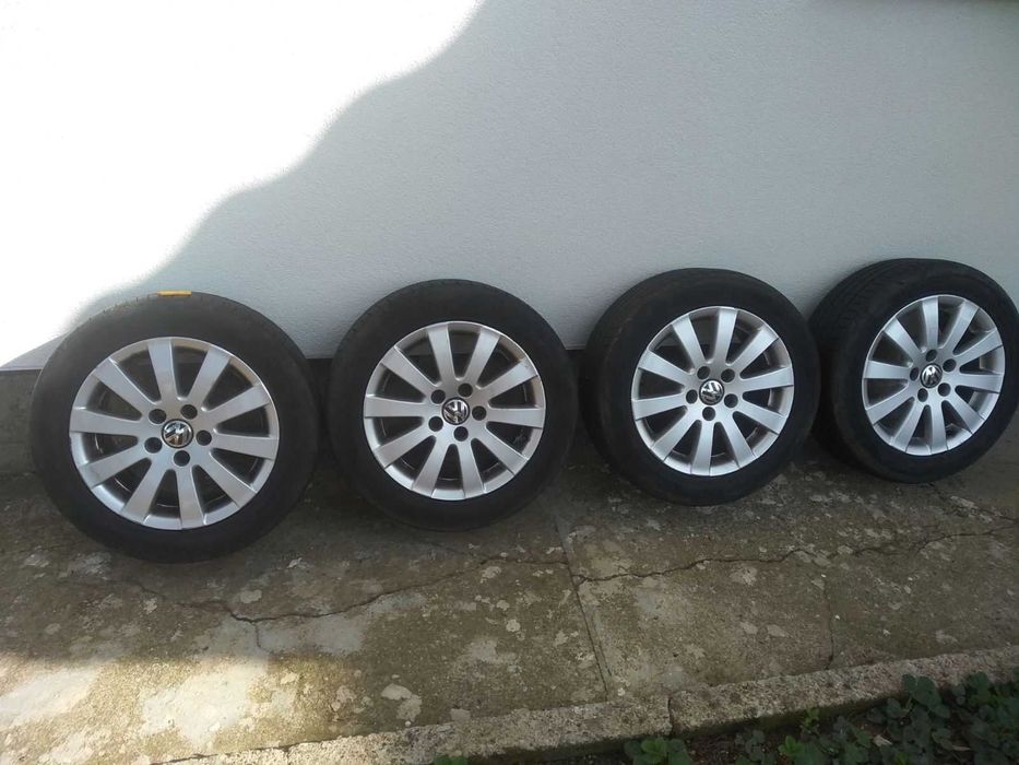 Летни гуми с джанти за VW пасат
