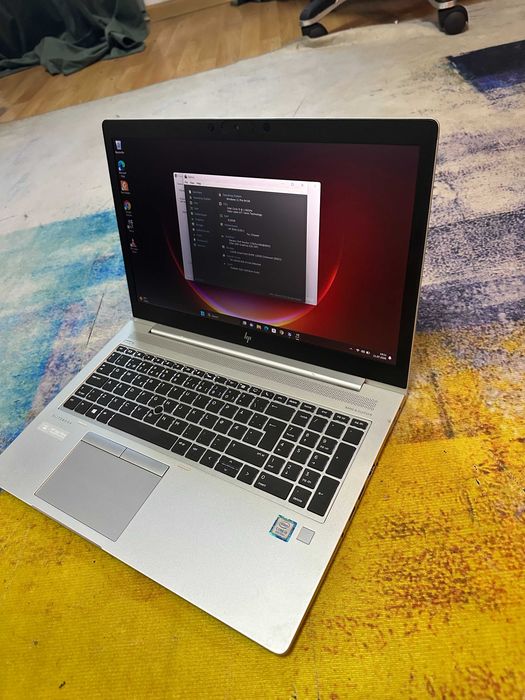 laptop Hp Elitebook 850 -g6, full hd, tast luminata, i5 gen 8, 8 gb, frumos
