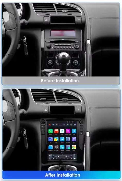 Мултимедия 9.7″ Android 14 за PEUGEOT 3008 5008 CARPLAY навигация