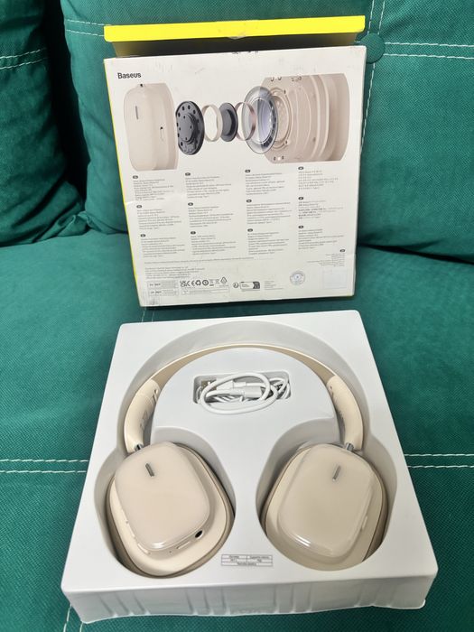Casti wireless, Baseus, originale, nefolosite