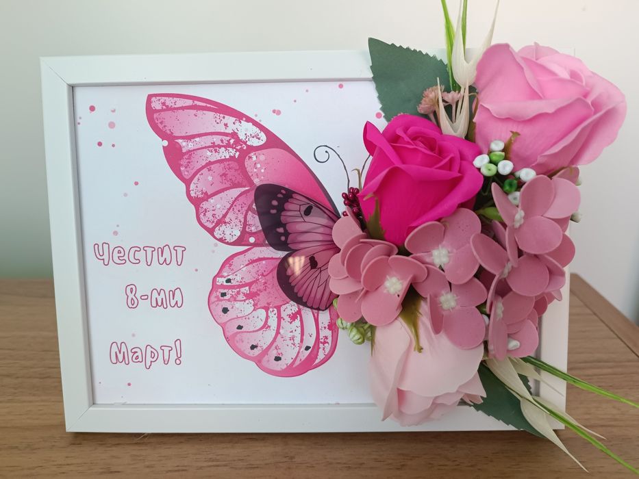 Картини със сапунени рози