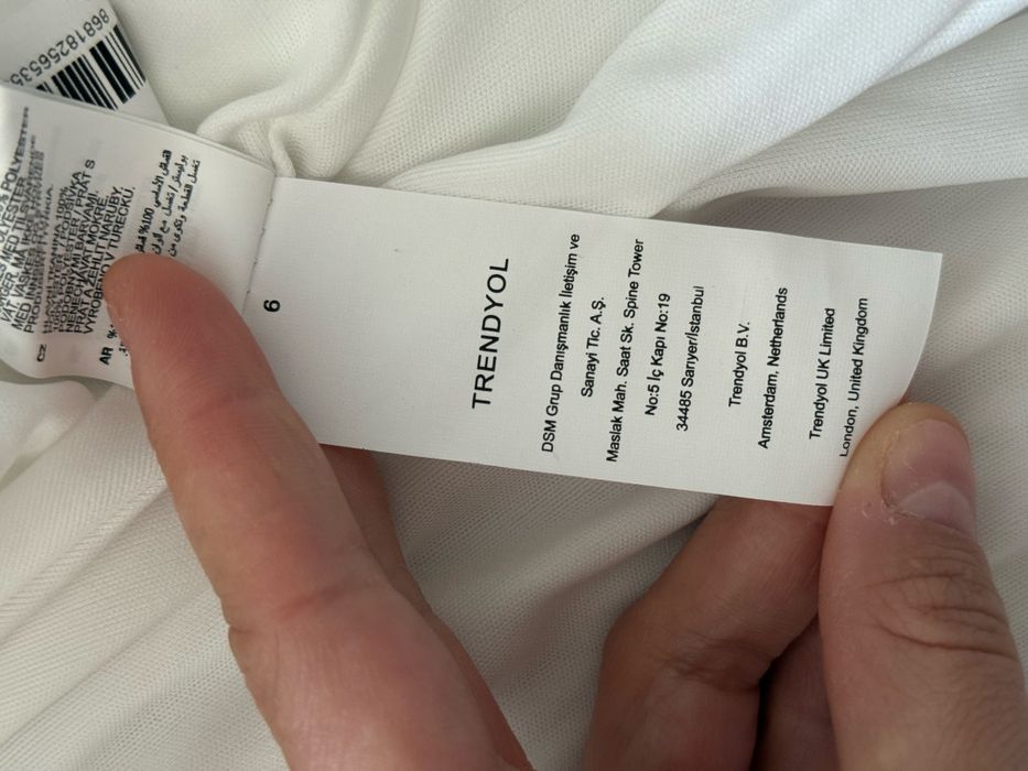 New Rochie alba dama marimea 34 Trendyol