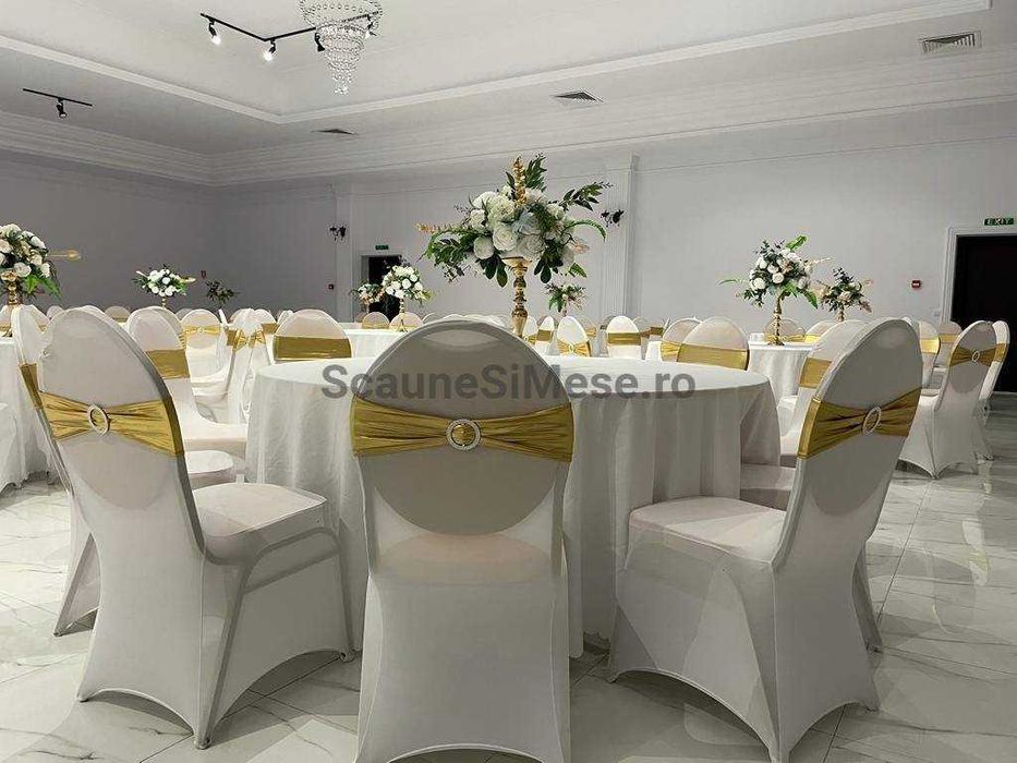 Funde decorative scaune, banderole cu inel scaune evenimente