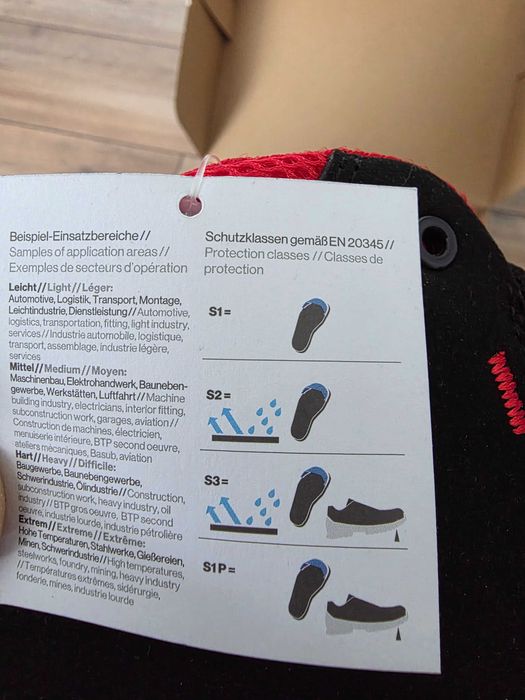 работни обувки Uvex номер 40