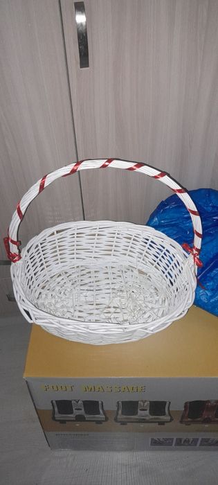 Корзина большая плетёная подарочная