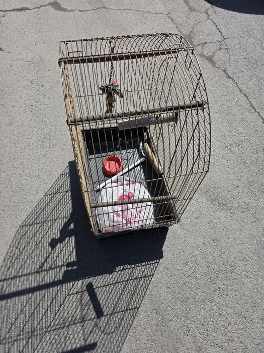 Продам клетку для попугая б/у