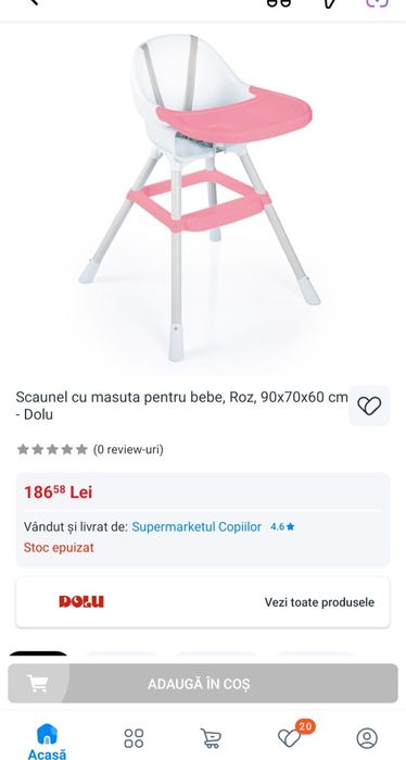 Scaun de masa marca Dolu