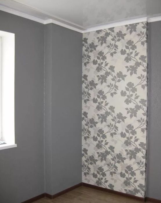 Наклейка обоев любых видов