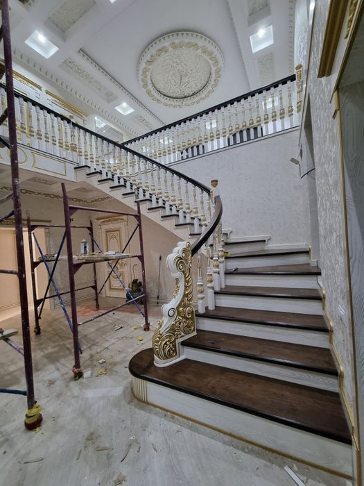 Мдф ва ёгочдан лесница ва эшик заказ асосида тахлаймиз