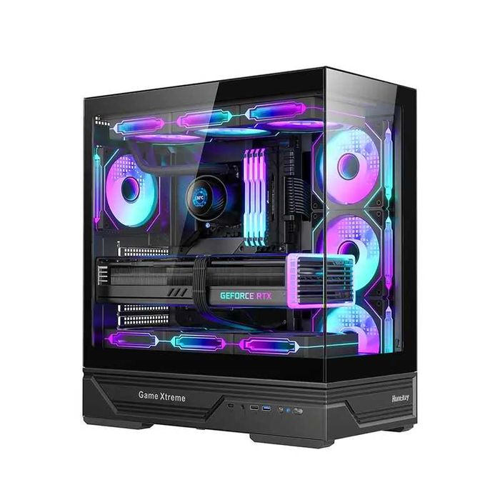 ; Корпус HuntKey GX760A 4FAN ARGB