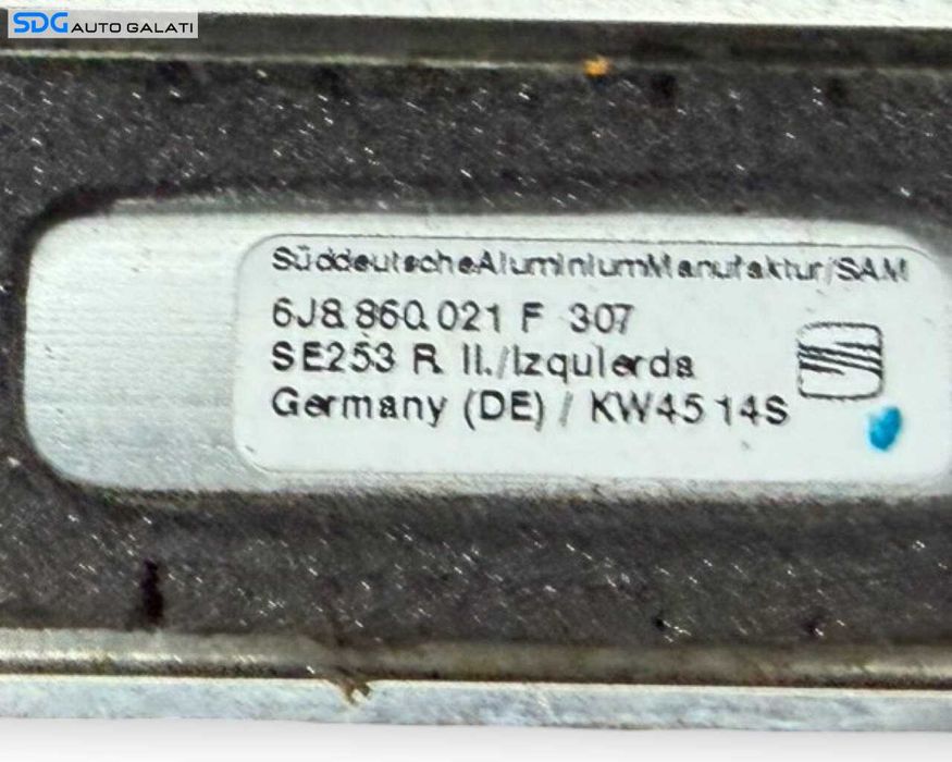 Bare Longitudinale Plafon Aluminiu Seat Ibiza 4 6J ST Break Combi 2010 - 2017 Cod 6J8860021F 6J8860022F [LC4165]