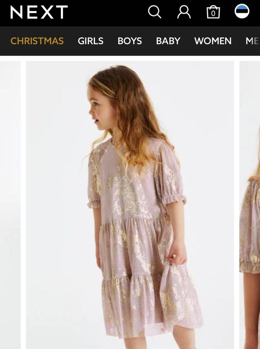 Рокля Next за Коледна фотосесия